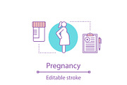 Pregnancy concept icon