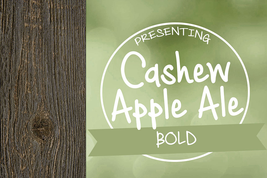 Cashew Apple Ale Bold in Script Fonts - product preview 8