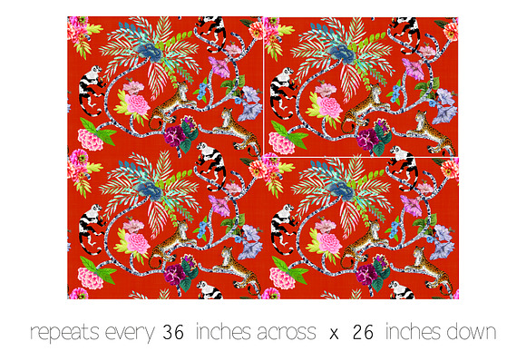 Chinoiserie Frolic-Seamless Pattern in Patterns - product preview 2