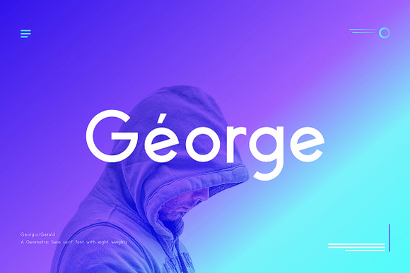 George Sans Geometric Typeface in Sans-Serif Fonts - product preview 6