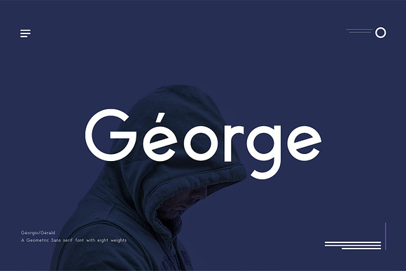 George Sans Geometric Typeface in Sans-Serif Fonts - product preview 8