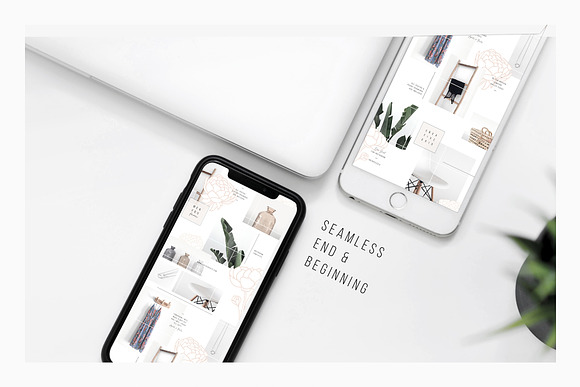 Peony Instagram Puzzle + 11 Photos in Instagram Templates - product preview 1