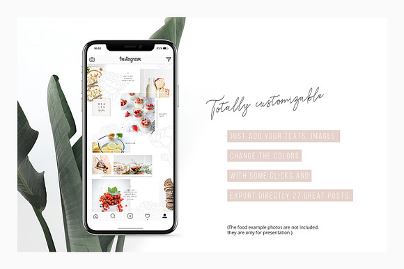 Peony Instagram Puzzle + 11 Photos in Instagram Templates - product preview 4