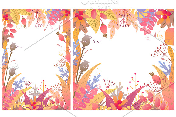 Fall Foliage Decoration in Illustrations - product preview 1