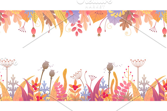 Fall Foliage Decoration in Illustrations - product preview 3