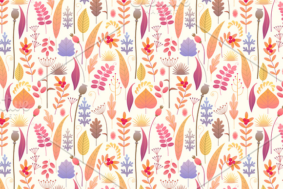 Fall Foliage Decoration in Illustrations - product preview 4