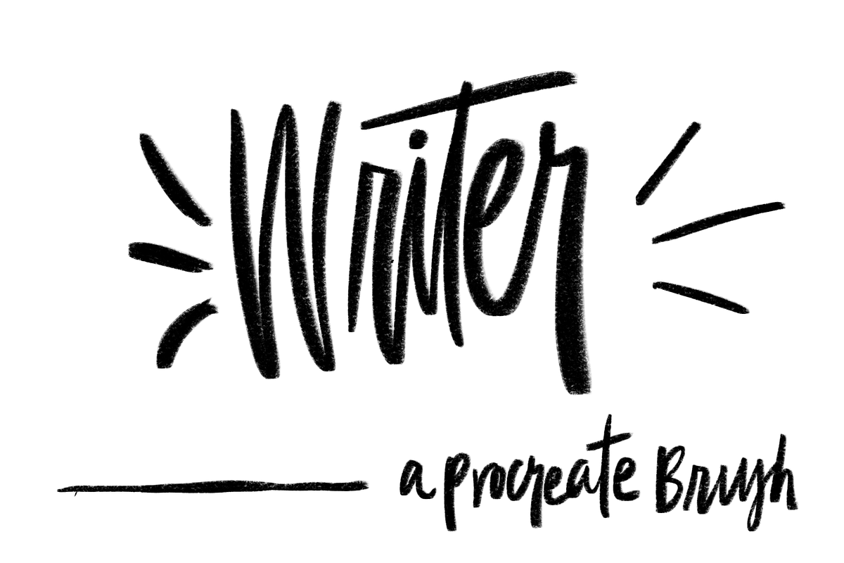 Writer Brush for Procreate in Add-Ons - product preview 8