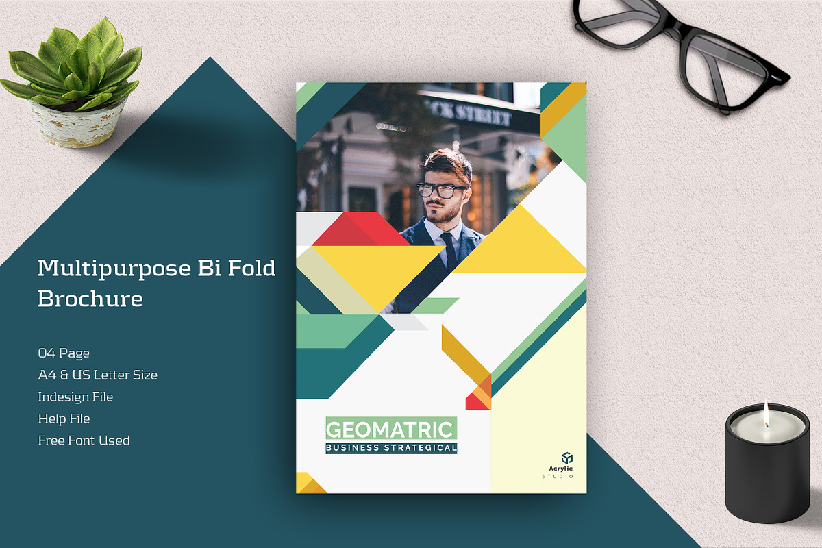 Multipurpose Bi Fold Brochure in Brochure Templates - product preview 8