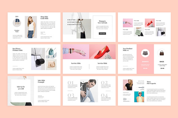 M A R I L Y N - Fashion Presentation in PowerPoint Templates - product preview 1