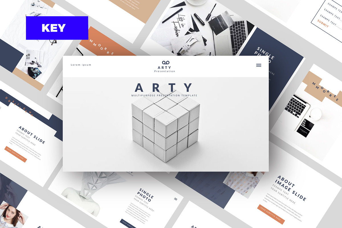 Arty - Keynote in Keynote Templates - product preview 8