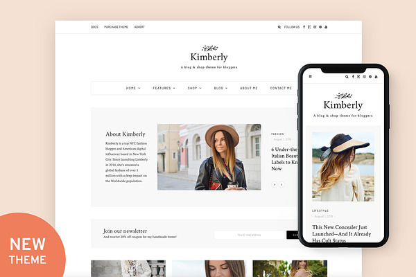Kimberly - Blog & Shop Theme
