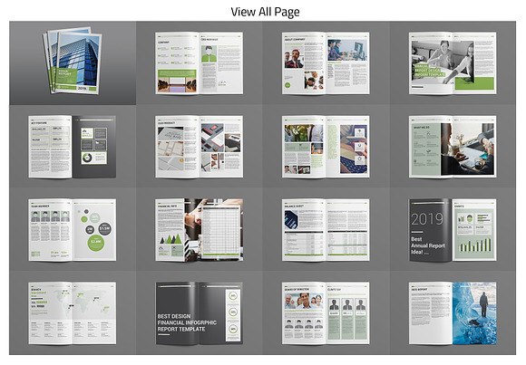Info Annual Report in Brochure Templates - product preview 3