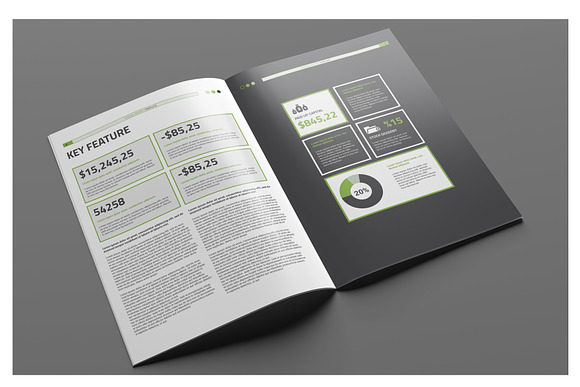 Info Annual Report in Brochure Templates - product preview 8