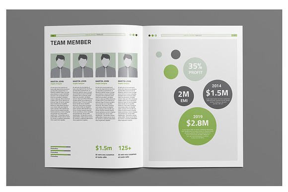 Info Annual Report in Brochure Templates - product preview 14