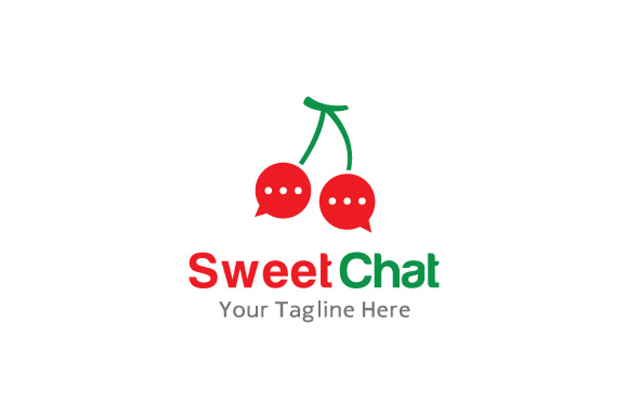 Sweet Chat Logo in Logo Templates - product preview 8