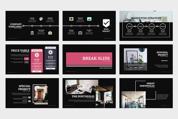 Bruto : Real Estate Powerpoint in Presentation Templates - product preview 2