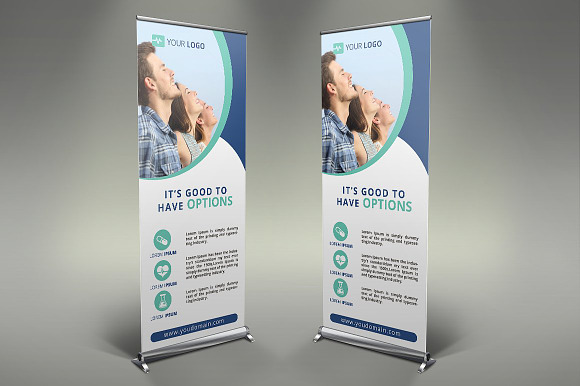 Roll Up Banners - 6 Templates in Templates - product preview 2