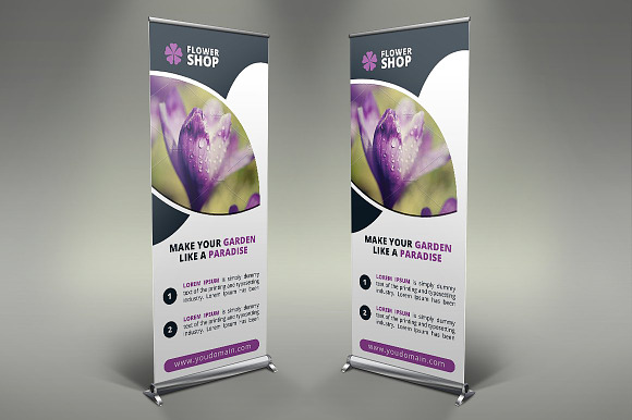 Roll Up Banners - 6 Templates in Templates - product preview 3