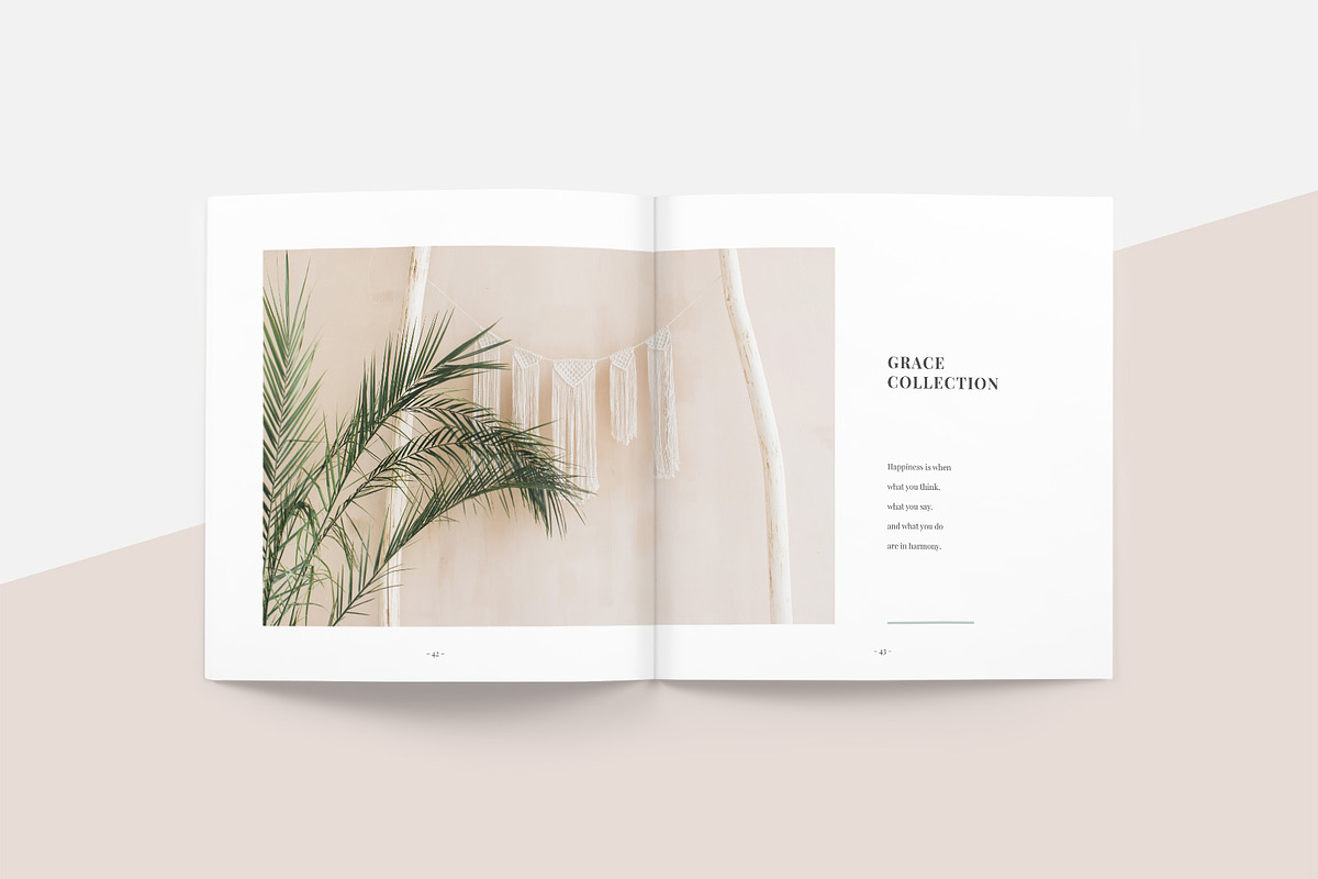 Ginkgo Lookbook Template in Brochure Templates - product preview 8