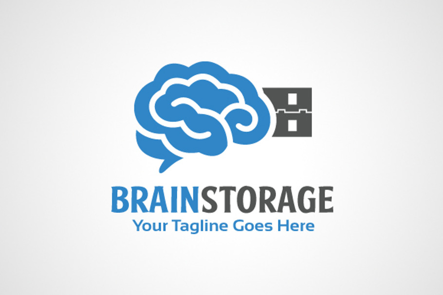 Brain Storage Logo in Logo Templates - product preview 8
