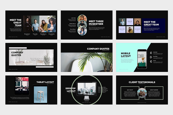 Union : Pitch Deck Google Slides  in Google Slides Templates - product preview 4