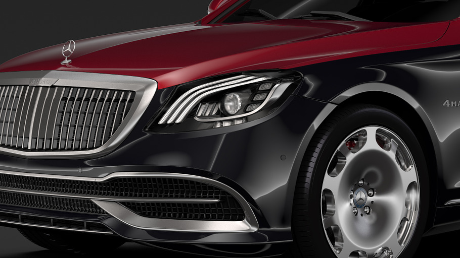 Mercedes Maybach S 560 4Matic X222 in Vehicles - product preview 4