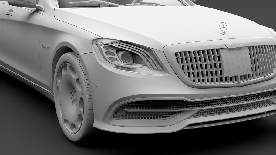 Mercedes Maybach S 560 4Matic X222 in Vehicles - product preview 12