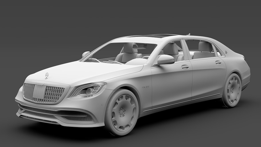 Mercedes Maybach S 560 4Matic X222 in Vehicles - product preview 13