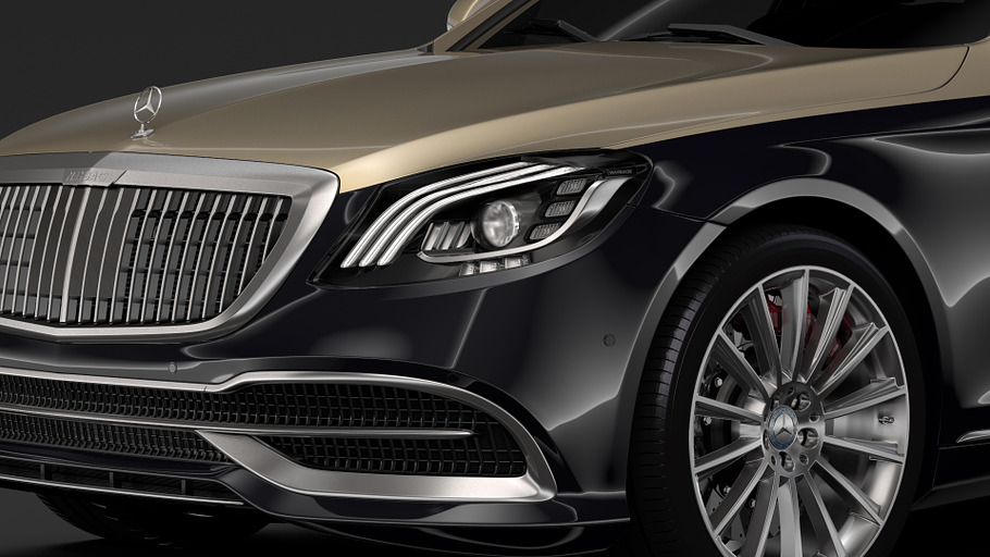 Mercedes Maybach S 560 X222 2019 in Vehicles - product preview 5