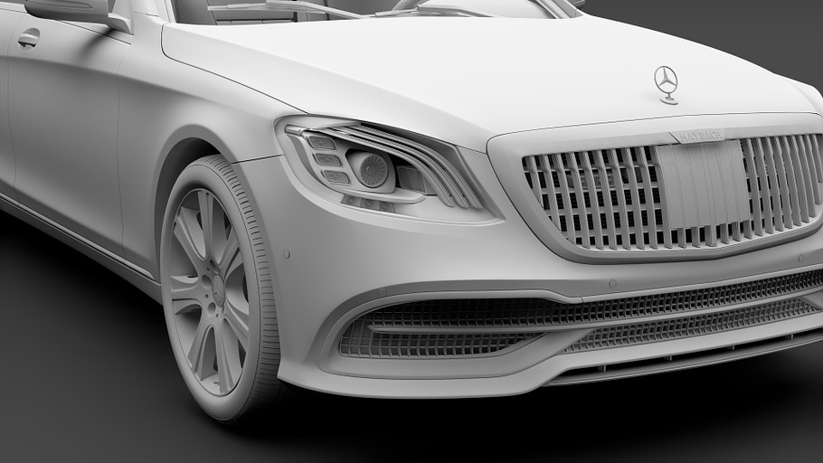 Mercedes Maybach S 650 Guard X222 in Vehicles - product preview 12