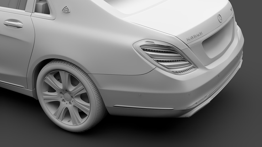 Mercedes Maybach S 650 Guard X222 in Vehicles - product preview 14