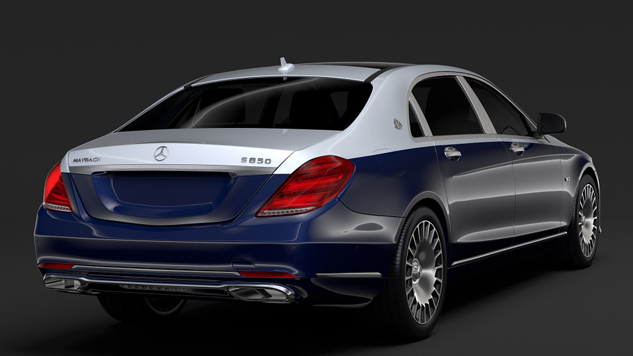 Mercedes Maybach S 650 X222 2019 in Vehicles - product preview 6
