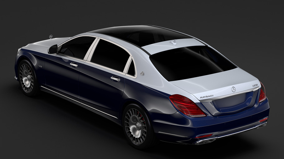 Mercedes Maybach S 650 X222 2019 in Vehicles - product preview 7