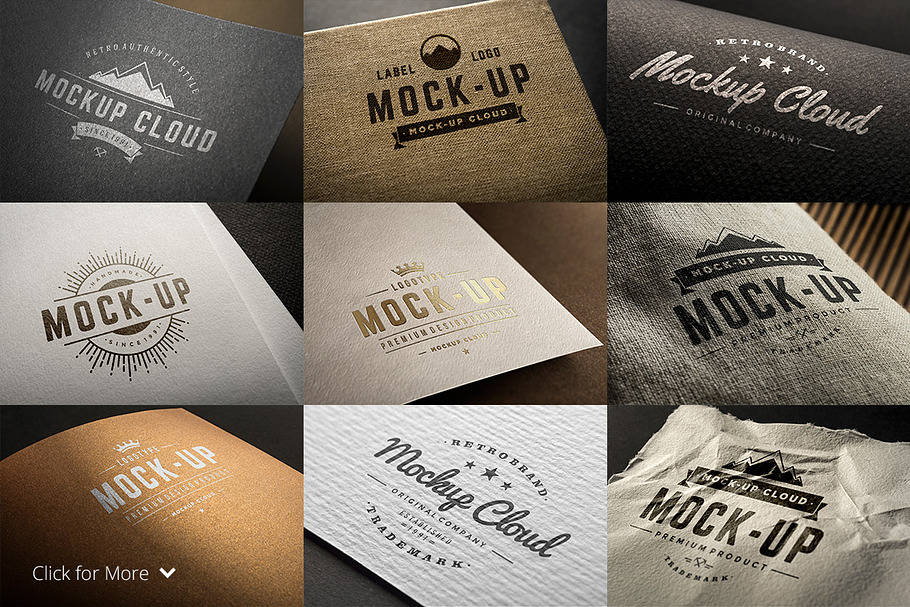 Logo Mock-Up Set in Branding Mockups - product preview 8