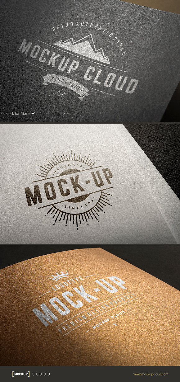 Logo Mock-Up Set in Branding Mockups - product preview 2