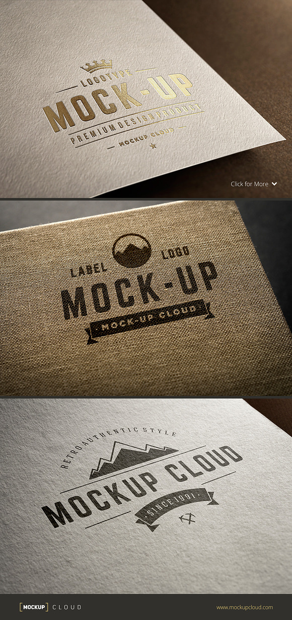 Logo Mock-Up Set in Branding Mockups - product preview 3