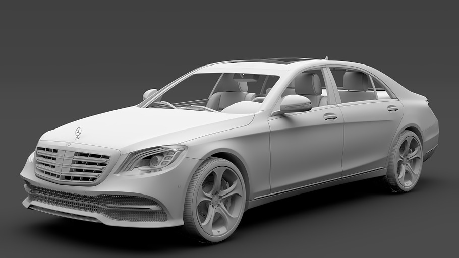 Mercedes Benz S 450 Lang 4MATIC V222 in Vehicles - product preview 14