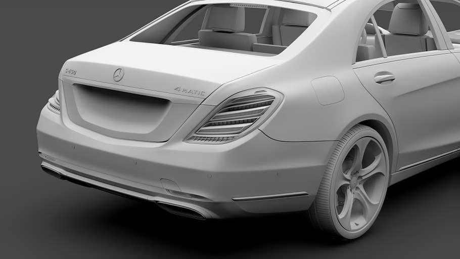 Mercedes Benz S 450 Lang 4MATIC V222 in Vehicles - product preview 16