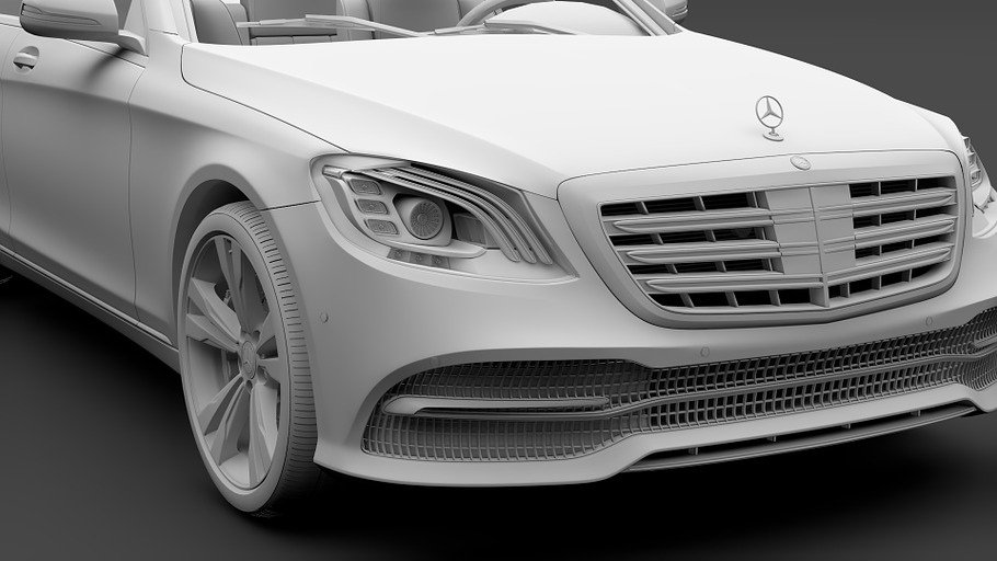 Mercedes Benz S 450 Lang V222 2018 in Vehicles - product preview 12