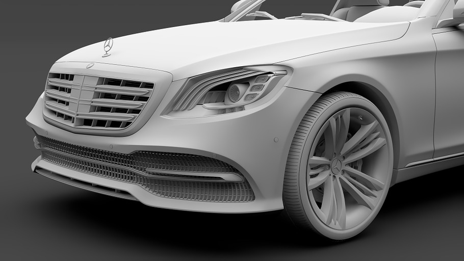 Mercedes Benz S 560 Lang 4MATIC V222 in Vehicles - product preview 10