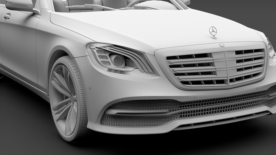 Mercedes Benz S 560 Lang 4MATIC V222 in Vehicles - product preview 11