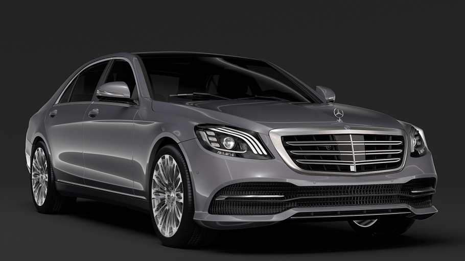 Mercedes Benz S 560 Lang V222 2018 in Vehicles - product preview 2