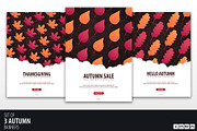Autumn Web banners