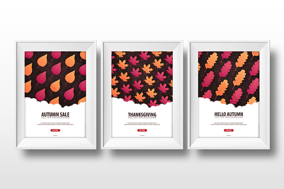Autumn Web banners in Templates - product preview 1