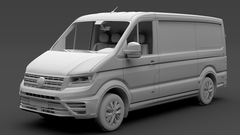 WV Crafter Van L2H1 2018 in Vehicles - product preview 7