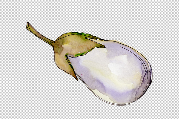 Purple eggplant vegetables PNG set in Illustrations - product preview 2