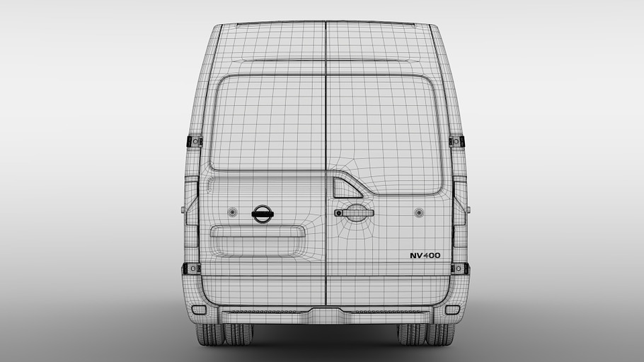 Nissan NV 400 L4H3 MiniBus 2018 in Vehicles - product preview 15