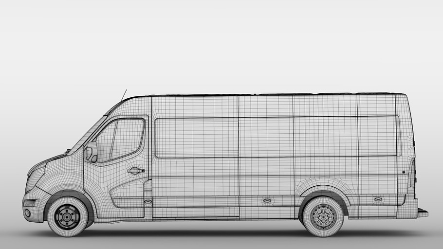 Nissan NV 400 L4H3 MiniBus 2018 in Vehicles - product preview 16