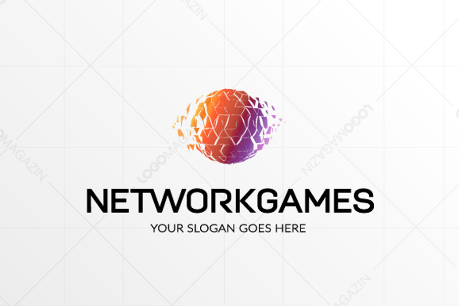 Sphere Network Games Logo in Logo Templates - product preview 8