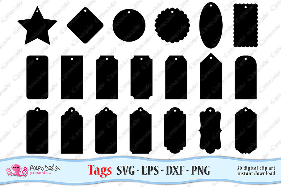 Tags SVG in Objects - product preview 8
